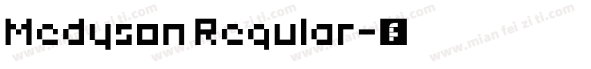 Medyson Regular字体转换